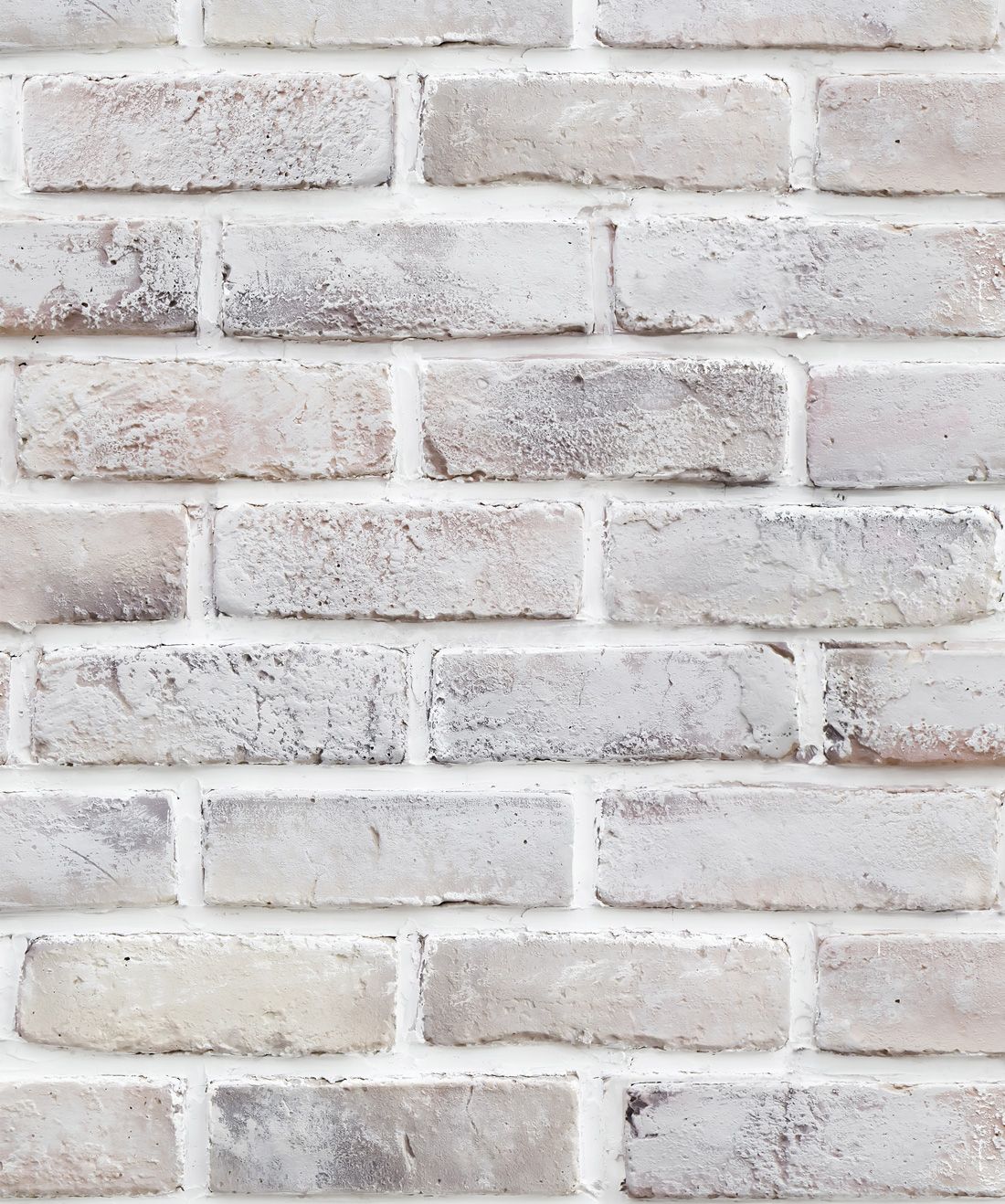 Lime Washed Bricks Wallpaper