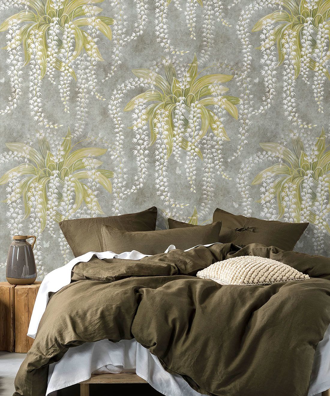 Orchid Beige Wallpaper