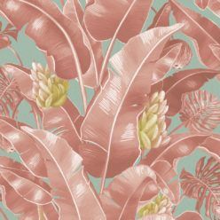 Kingdom Palm Rosada • Tropical Leaf Wallpaper • Milton & King