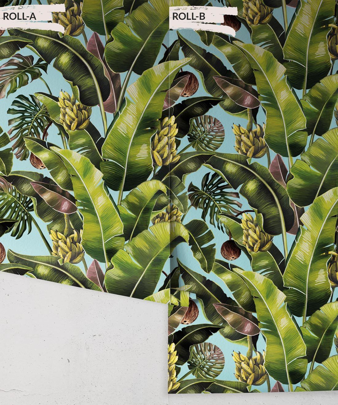 Kingdom Palm Sky • Tropical Leaf Wallpaper • Milton & King