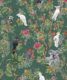 Australia Wallpaper • Cockatoos, Koalas, Parrots, Finches • Milton & King Australia • Green Wallpaper Swatch