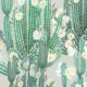 San Pedro Wallpaper Green • Cactus Wallpaper • Succulents Wallpaper • Desert Wallpaper Swatch