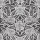 Calcutta Wallpaper • Flower and Leaf Motif Design • Ethnic Wallpaper • Charcoal Wallpaper • Swatch