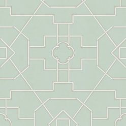 Trellis Wallpaper • Geometric Wallpaper • Mint Green Wallpaper • Swatch