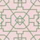 Trellis Wallpaper • Geometric Wallpaper • Pink Wallpaper • Swatch