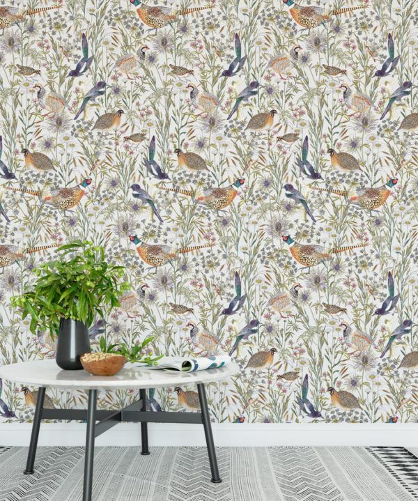 Woodland Birds Wallpaper • Milton & King UK