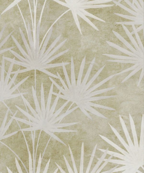 Oriental Palm leaf wallpaper