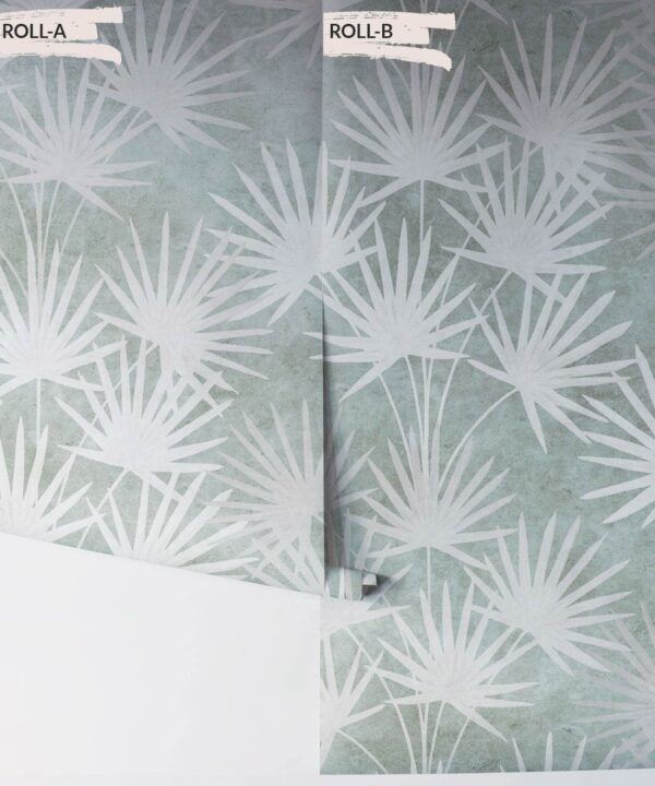 Oriental Palm leaf wallpaper