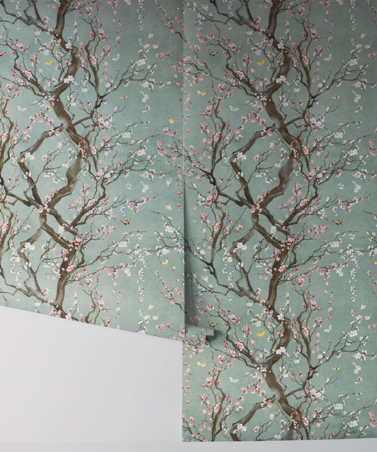 Floral Japanese Wallpaper