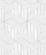 Black Lined Geometric Illusions Wallpaper • Geometric Wallpaper • Milton & King