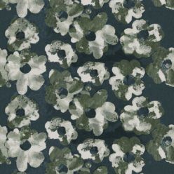 Cherry Blossom Wallpaper Night • Shibori Floral • Night Swatch