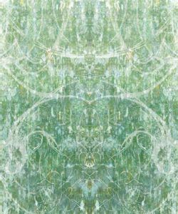 Hori Wallpaper by Simcox • Color Green • Abstract Wallpaper • swatch