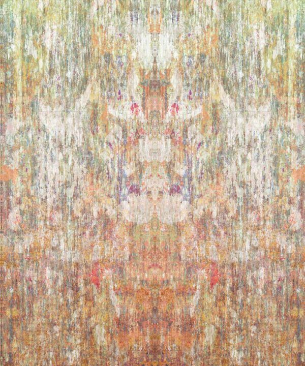 Patina Wallpaper by Simcox • Color Earth • Abstract Wallpaper • swatch