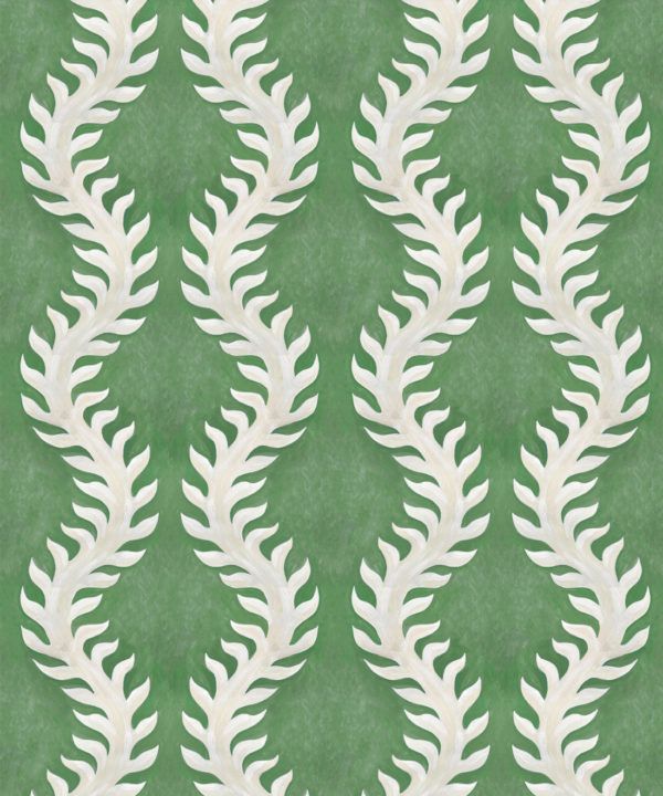 Fern Wallpaper • Green Wallpaper • Swatch