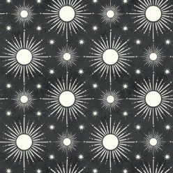 Sun Light Star Bright Wallpaper • Charcoal • Swatch