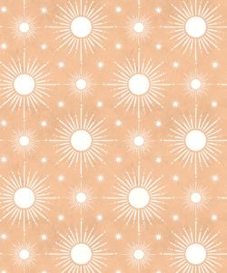 Sun Light Star Bright Wallpaper • Salmon• Swatch