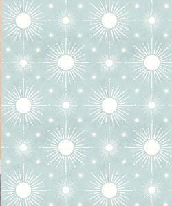 Sun Light Star Bright Wallpaper • Sea Spray • Swatch