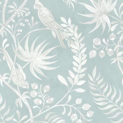 Tropicana Wallpaper • Sea Spray • Swatch