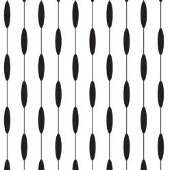 Bowline Wallpaper • Geometric Wallpaper • Striped Wallpaper • Black & White Wallpaper • Swatch