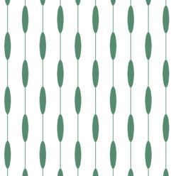 Bowline Wallpaper • Geometric Wallpaper • Striped Wallpaper • Green Wallpaper • Swatch