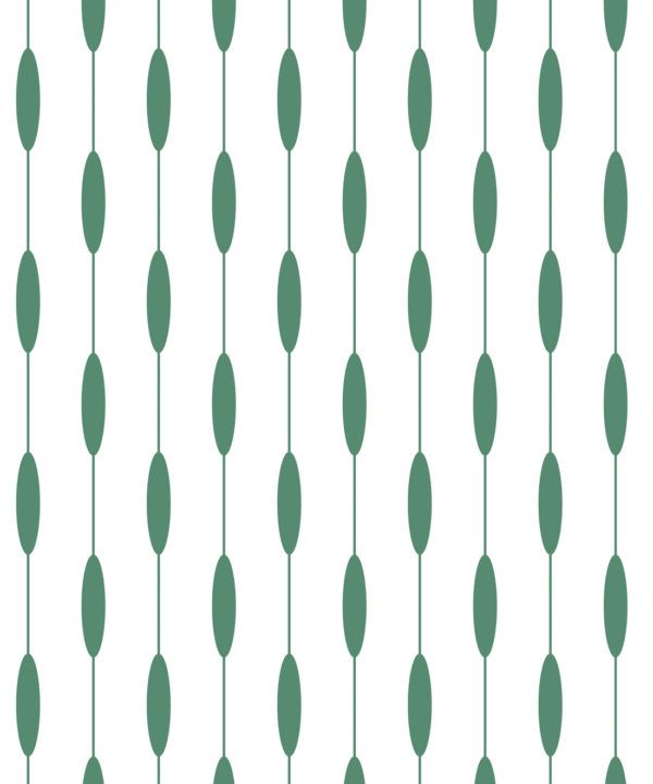 Bowline Wallpaper • Geometric Wallpaper • Striped Wallpaper • Green Wallpaper • Swatch