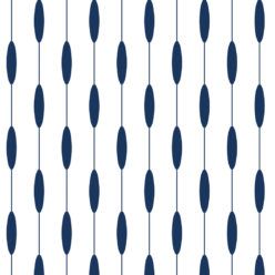 Bowline Wallpaper • Geometric Wallpaper • Striped Wallpaper • Navy Wallpaper • Swatch