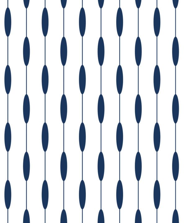 Bowline Wallpaper • Geometric Wallpaper • Striped Wallpaper • Navy Wallpaper • Swatch