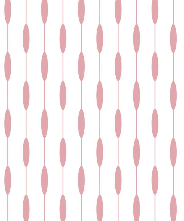 Bowline Wallpaper • Geometric Wallpaper • Striped Wallpaper • Pink Wallpaper • Swatch