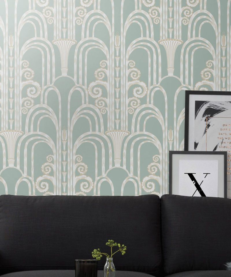 Fontaine • Art Deco Wallpaper