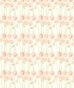 Long Stem Posies Wallpaper