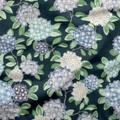 Hydrangea Fabric Navy