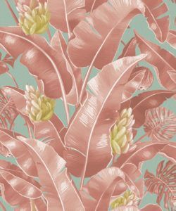 Kingdom Palm Rosada • Tropical Leaf Wallpaper • Milton & King