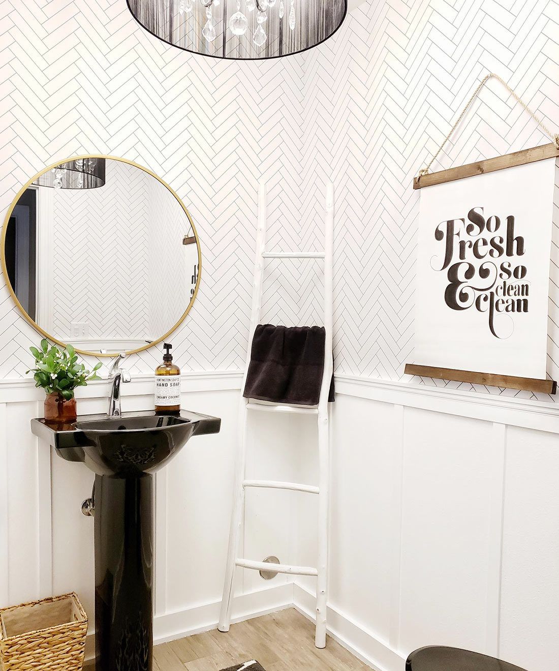 Tile Chevron Wallpaper • Milton & King