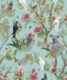 Australia Wallpaper • Cockatoos, Koalas, Parrots, Finches • Milton & King USA • Mint Green Wallpaper Swatch