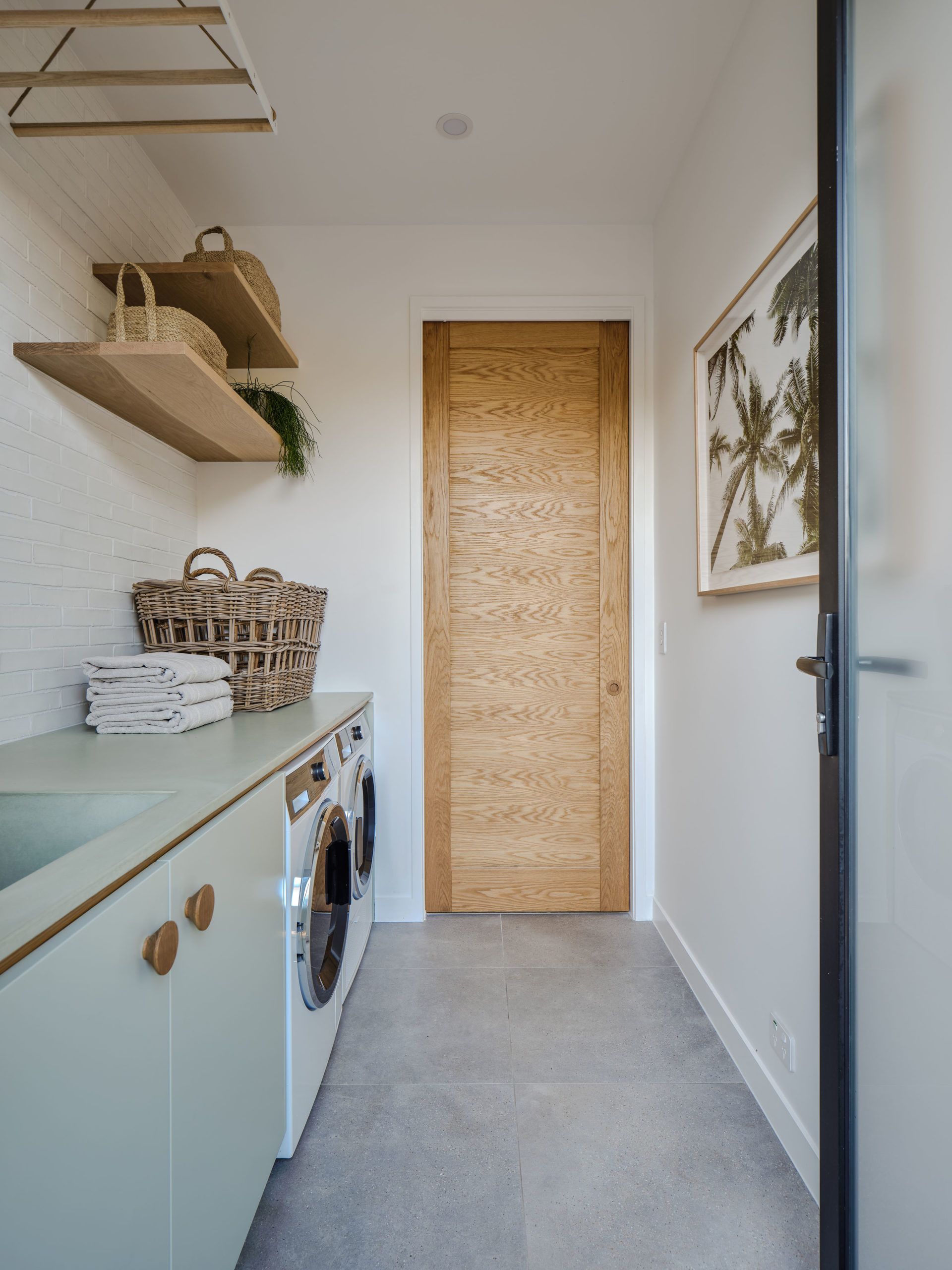 Laundry • Barefoot Bay Villa designed by The Designory • Byron Bay