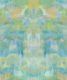 Camoufleur Wallpaper • Turquoise • Blue Yellow Wallpaper • Abstract Wallpaper swatch