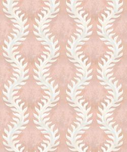 Fern Wallpaper • Pink Wallpaper • Swatch