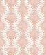 Fern Wallpaper • Pink Wallpaper • Swatch