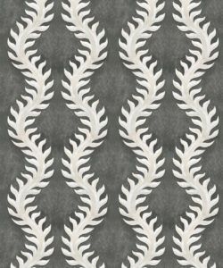 Fern Wallpaper • Gray Wallpaper • Swatch