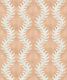 Fern Wallpaper • Salmon Wallpaper • Swatch