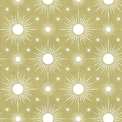 Sun Light Star Bright Wallpaper • Chartreuse • Swatch