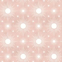 Sun Light Star Bright Wallpaper • Dusty Pink • Swatch