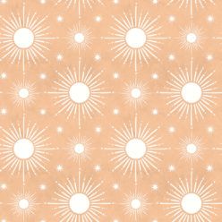 Sun Light Star Bright Wallpaper • Salmon• Swatch