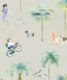 At The Dog Park Wallpaper • Kids Wallpaper • Beige • Swatch