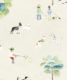 At The Dog Park Wallpaper • Kids Wallpaper • Cream • Swatch