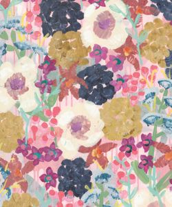 Garden State Wallpaper • Colorful Floral Wallpaper • Tiff Manuell • Abstract Expressionist Wallpaper • Swatch