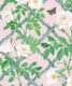 Treilage Wallpaper • Floral Wallpaper • Blush • Swatch