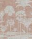 Shadow Palms Wallpaper Mural •Bethany Linz • Palm Tree Mural • Pink • Swatch