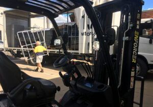 Hunter Driving the Truck