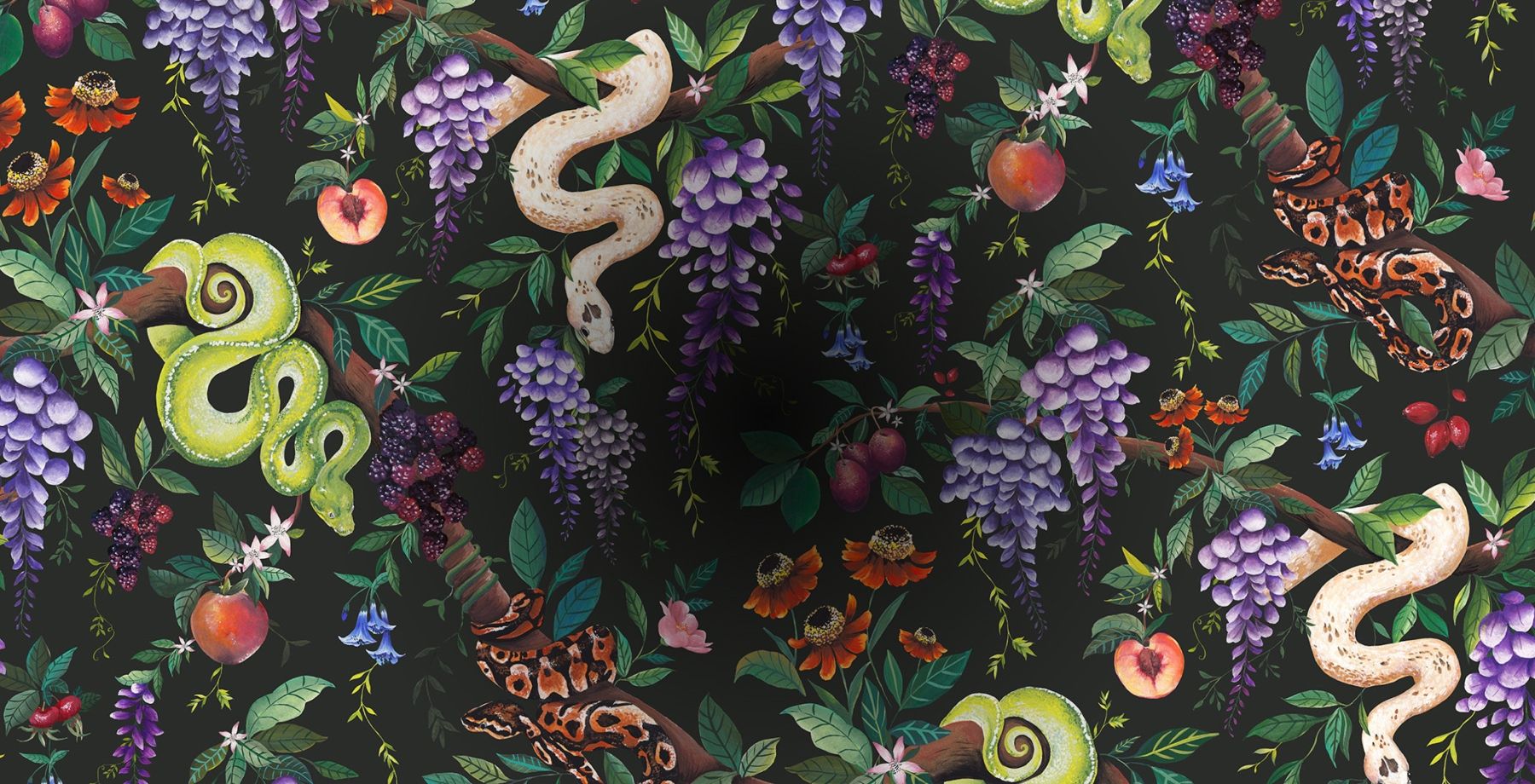 Exclusive Sneak Peek - Snake Charmer Wallpaper